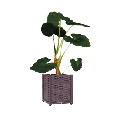40 * 40 * 37cm Kotak Penanam Persegi Plastik Penanam Sayuran Plastik Ringan