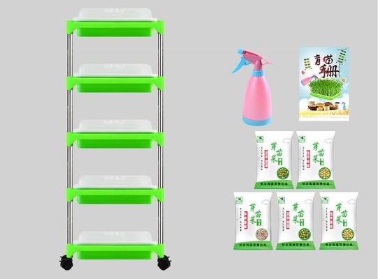 Baki Bibit Multilayer Berdiri Baki Hidroponik Microgreen Biodegradable