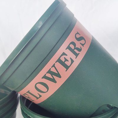 OEM Modern Pot Bunga Plastik Bulat 9cm 11cm Pot Tanaman Plastik Bulat