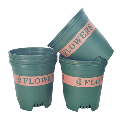 Antirust Green 1 Galon Pot Bunga Plastik Pot Tanaman Pembibitan Plastik Tinggi 13cm