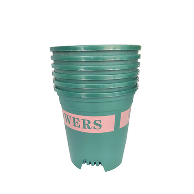 Family Sun Resistant 6 Inch Plastic Nursery Pot Pot Tanaman Bulat 9cm