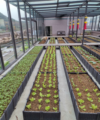 Halaman Belakang 0.5mm-16.0mm Tebal Plastik Taman Planter Box Umur Panjang