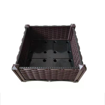 Modern Outdoor Sun Proof Plastic Garden Planter Box Anti Korosi