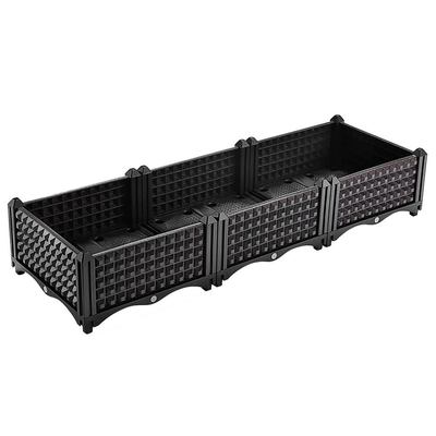 Portable Storable Terrace Garden Planter Box Antifreeze Plastic Raised Planter Beds