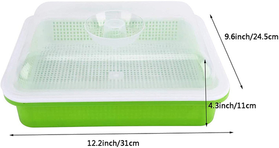 Budidaya Air Dalam Ruangan Polypropylene Seed Sprout Tray Ramah Lingkungan