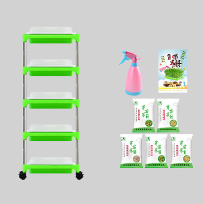 Baki Bibit Plastik Perkecambahan yang Dapat Disesuaikan Berdiri Multicolor yang Dapat Didaur Ulang