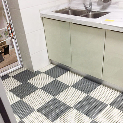 Kamar Mandi Hotel Keselamatan Penyambungan Lantai Tikar TPE Interlock Floor Mat iso9001